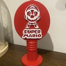 super Mario cuffia titolare supporto cuffie 3d print model - Mito3D