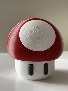 super mario mushroom nintendo switch n64 colorful simple indoor outdoor rare fun cute toy 3d print model - Mito3D
