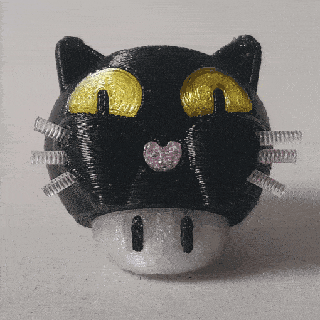 súper mario seta Víspera Santos gato calabaza caramelo negro bruja fantasma frankenstina luigi yoshi 1up nintendo lindo llavero llave soporte apoya fácil impresión 3d print model - Mito3D