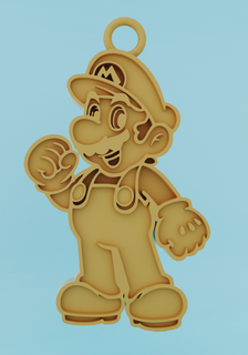 super Mario pendente 3d print model - Mito3D