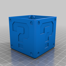 super mario question box cover 3d print model - Mito3D