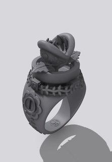 super mario anel videogames Nintendo brinquedo joalheria 3d print model - Mito3D