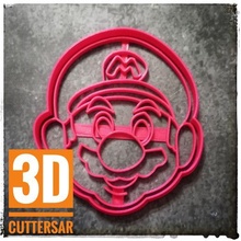 super Mario impostato biscotto taglierina attrezzo stl fondente freddo porcellana 3d print model - Mito3D