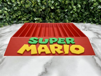 super Mario interruttore gioco titolare supporto 3d print model - Mito3D