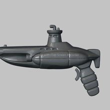 súper mario uboot pistola Arte 3d print model - Mito3D