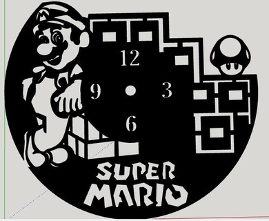 Super Mario sehen sehen Dekoration 3d print model - Mito3D