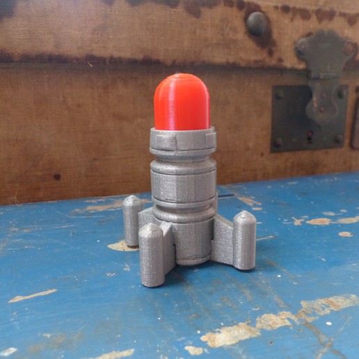 super metroid missile parti separate gioco samus giocattolo 3D print model - Mito3D