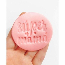 super mom stamp happy mother's day 3d print model - Mito3D