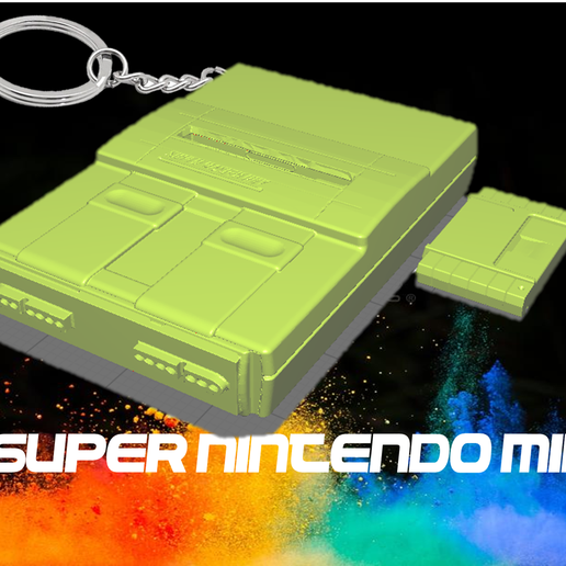 súper nes mini consola 3D print model - Mito3D