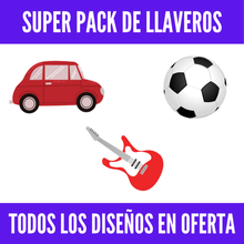 Super Pack llaveros Autos + Superliga Bandas Felsen nacional Schlüsselanhänger Verkauf oferta Preis Coche Marcas Futbol Argentinien Uruguay 3d print model - Mito3D
