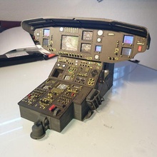 super puma échelle cockpit modèle fabrication hélicoptère 3d print model - Mito3D