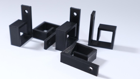 super simples cabo grampo escrivaninha organização pé 3d print model - Mito3D