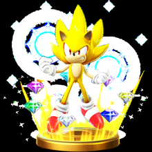 super sonic smash bros wii the hedgehog video game toy 3d print model - Mito3D
