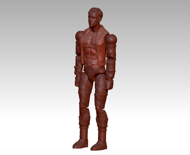 superboy articulado açao figura super Garoto brinquedo 3d impressão dc maravilha fdm abs 3d print model - Mito3D