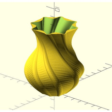 superformula vase art courbe de bézier b zier customizer openscad les mathématiques 3d print model - Mito3D