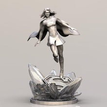 supergirl super heroína dc 3d print model - Mito3D