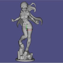 Super Girl dc sexy 3d print model - Mito3D