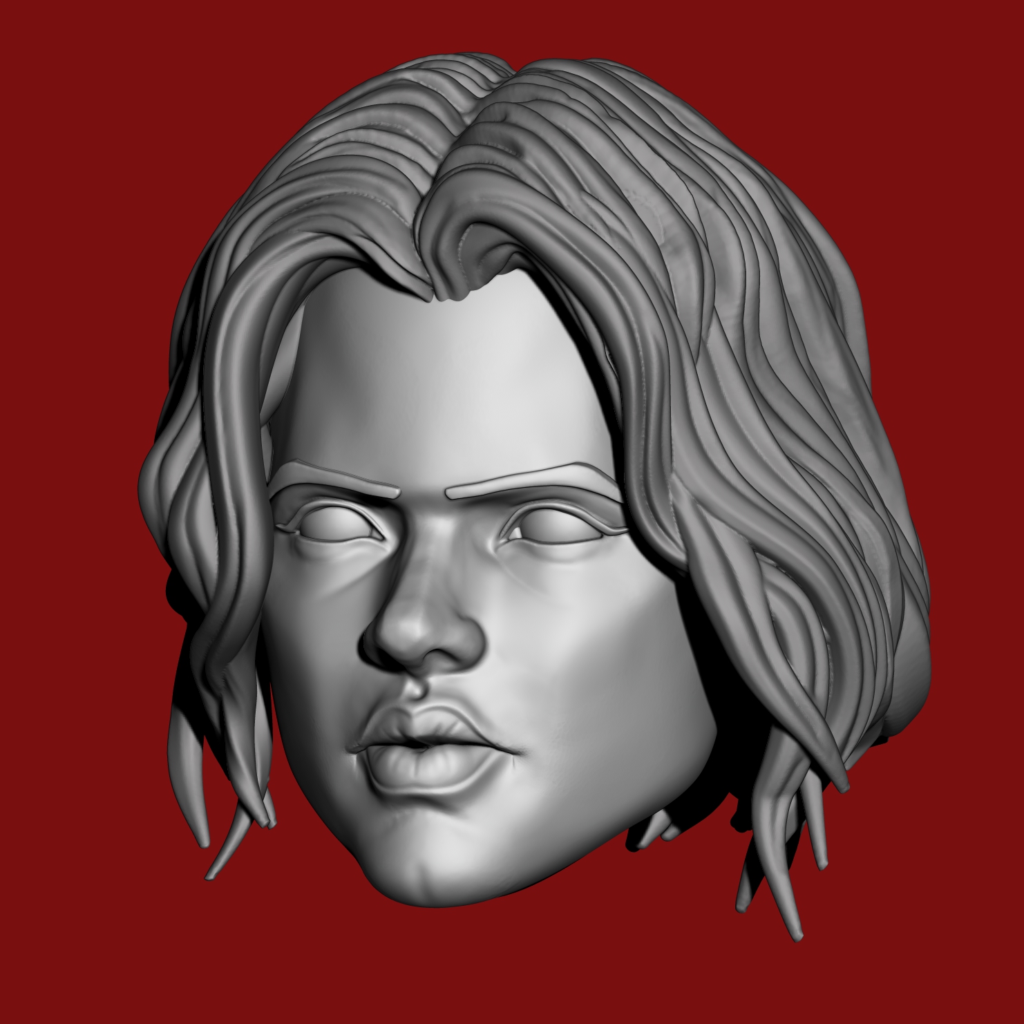 Süper kız batman kırmızı başlık dc DC Çizgi Romanları karakter tasarımı şekil vermek 3D print model - Mito3D