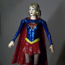 supergirl articulated doll game 3d print model - Mito3D