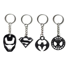 superhero keychains gadget logo avatar symbol icon accessories batman jewelry pendant spiderman superman function functional iron 3d print model - Mito3D