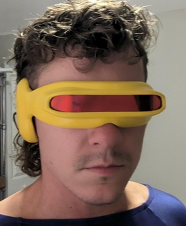 superhero visor cyclops x-men 90s animated marvel cosplay 3d print model - Mito3D