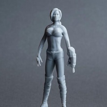 super-heroína jogo 3d print model - Mito3D