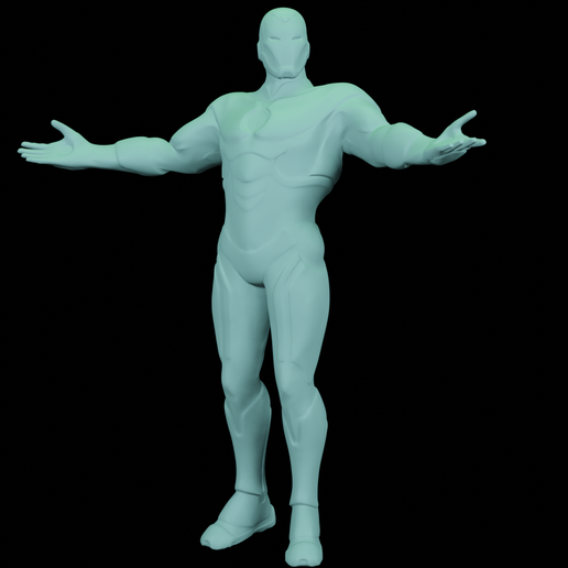 superior iron man marvel figure 3D print model - Mito3D
