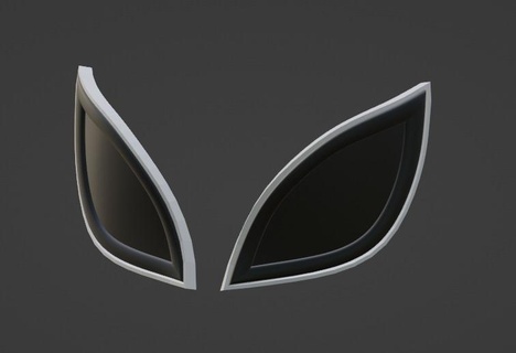 üstün spider man lensler orta çerçeveler 3d print model - Mito3D
