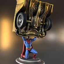 superman art 3d print model - Mito3D
