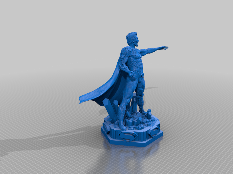 superman 3d printing 3D print model - Mito3D