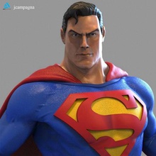 superman - alex ross concepto de arte la impresión 3d modelo varios dc figura en miniatura fan art estatua 3d print model - Mito3D