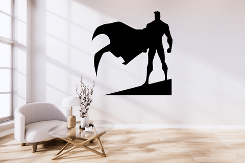 superman 2d art mural Art super man wall marvel 3d print model - Mito3D