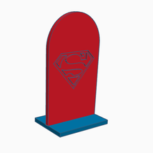 superman bookend 3d print model - Mito3D