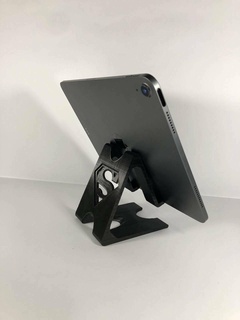 Super homen célula phone tábua suporte celular escudo logotipo super herói 3d print model - Mito3D