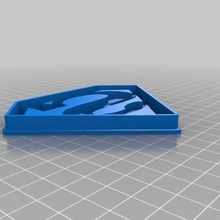 superuomo biscotto taglierina cookiecutter 3d print model - Mito3D