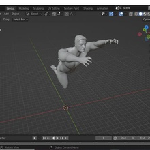 superman flying pose 2 3d print model - Mito3D