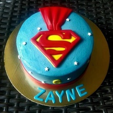 superman fondant & cookie cutter tool cake superhero decoration baking 3d print model - Mito3D