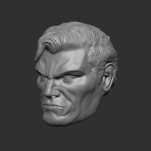 superman headsculpt 3D print model - Mito3D