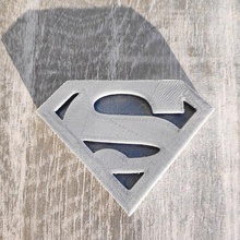 superman insignia gadget gran hombre s de 3d print model - Mito3D