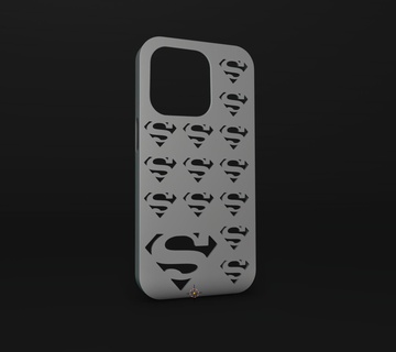 Super homen Iphone 14 caso bainha Clark Kent phone maçã heroi tema pró gadget casos eletrônicos tecnologia plástico temático 3d print model - Mito3D