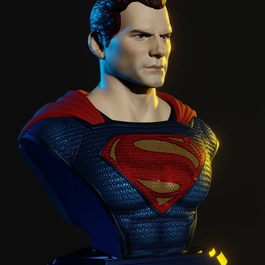 superman justice league art batman v 3D print model - Mito3D