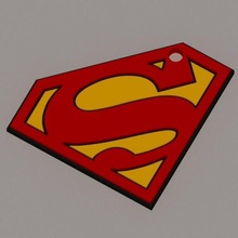superman keichain vari keychain justice league anello per chiavi le 3d print model - Mito3D
