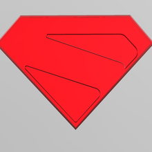 superman kingdom chest symbol cosplay dc comics superhero 3d print model - Mito3D