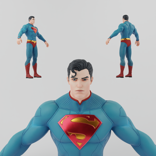 Superman lowpoly gréé batman dccomique dc ligue justice Wonder Woman dcunivers bandes dessinées merveille Clark Kent éclat homme 39 acier Aquaman flash Henrycavill araignée dceu joker Super Girl super héros 3d print model - Mito3D