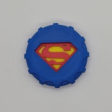 Superman fabricant monnaie clé bague gadget jouet dc merveille bande dessinée bandes dessinées super héros Justice ligue fanart gamins enfants enfant Clark Kent déguisement 3d print model - Mito3D