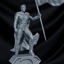 superman redson verschiedene superhomen entre foice e o martelo red-Sohn 3d print model - Mito3D