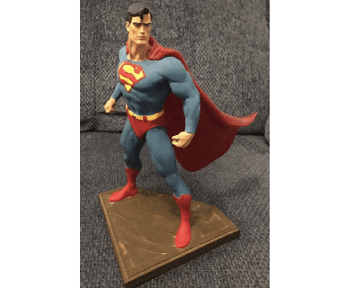 Süpermen Seinfeld Bowen stil heykel Sanat azgın büst tv destek yeni nadir Noel 3d print model - Mito3D