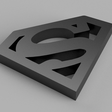 superhombre supermujer escritorio ornamento 3d print model - Mito3D
