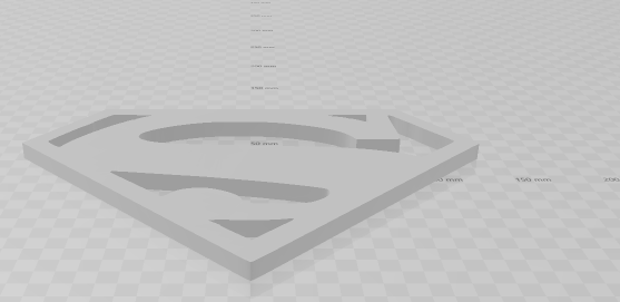superman wall art 3d print model - Mito3D