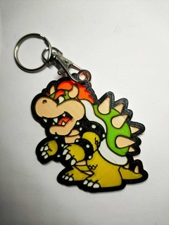 supermario browser key chain Various super mario video games detailed design stl technology accuracy resistant materials durability keychain accessory nostalgia villain 3d printing three-dimensional object 3d print model - Mito3D